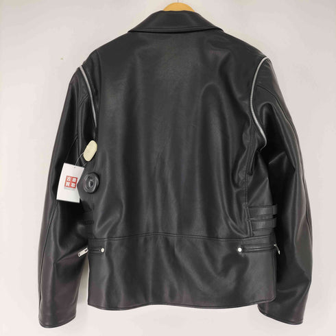 アンダーカバー UNDERCOVER フェイクレザーダブルライダースジャケット メンズ JPN:L