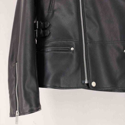 アンダーカバー UNDERCOVER フェイクレザーダブルライダースジャケット メンズ JPN:L