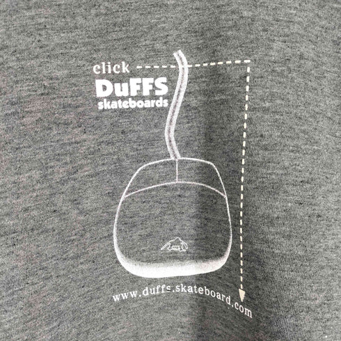 ダフス Duffs 90S-00S SKATEBOARDING プリント オーバーサイズ プルオーバーフーディー パーカー メンズ JPN:L
