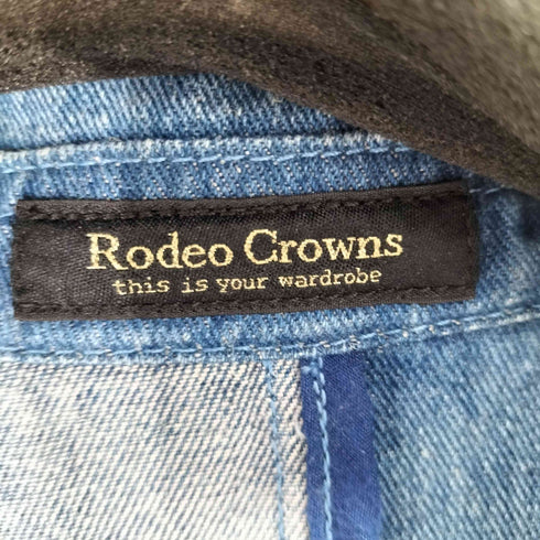 ロデオクラウンズ RODEO CROWNS ビック デニム トレンチコート レディース JPN:M