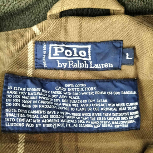 ポロバイラルフローレン Polo by RALPH LAUREN 90s Oiled Tankers オイルドタンカース ジャケット メンズ JPN:L