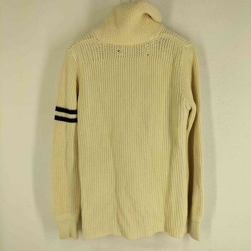 ポロバイラルフローレン Polo by RALPH LAUREN 90S カシミヤ混 ワッペン刺繍 ショールカラー コットンニット カーディガン カウチン メンズ 170