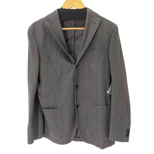 ボリオリ BOGLIOLI MADE IN ITALY DOVER カシミア混 3Bウールテーラードジャケット メンズ EUR:46