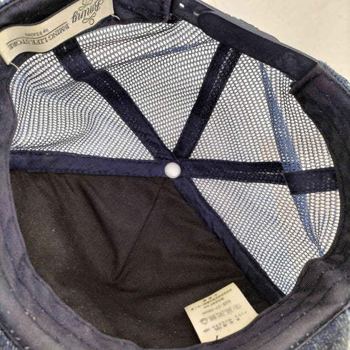 ディッキーズ Dickies フロントチェーン刺繍 デニム x メッシュキャップ メンズ 57-59cm