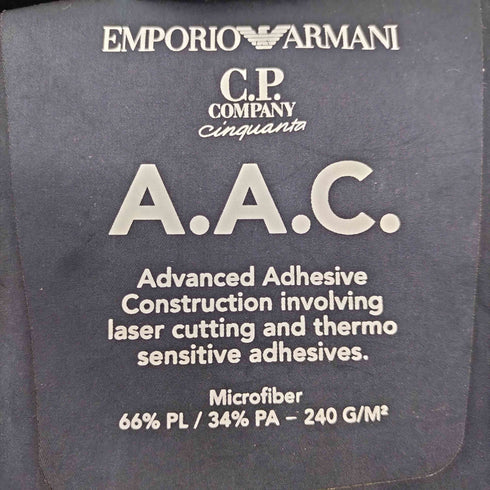 エンポリオアルマーニ EMPORIO ARMANI A.A.C MICRO FIBER LONG LENS COAT ステンカラーコート メンズ EUR:50