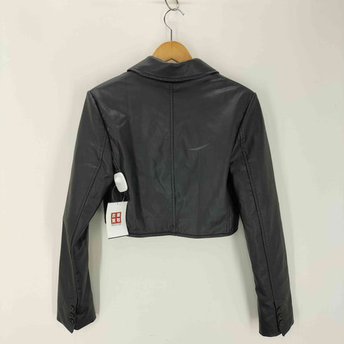 ザラ ZARA フェイクレザーショートジャケット レディース import:XS