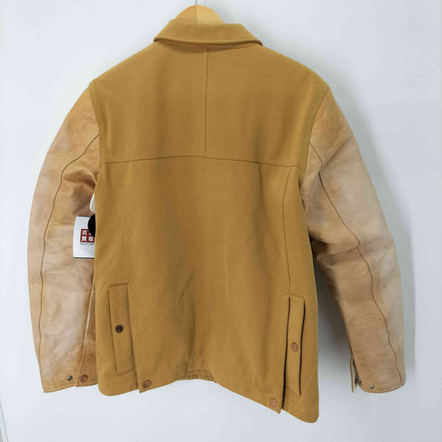 オーエーエムシー OAMC イタリア製 DIRECTOR COAT アームレザー切替ジャケット メンズ import:M