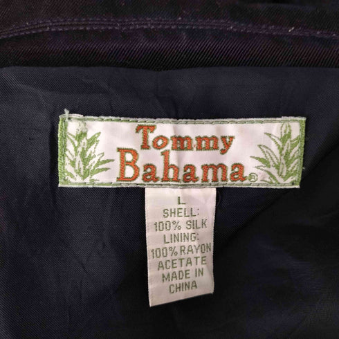 トミーバハマ Tommy Bahama 90s ウッドボタン 3b シルクジャケット メンズ JPN:L