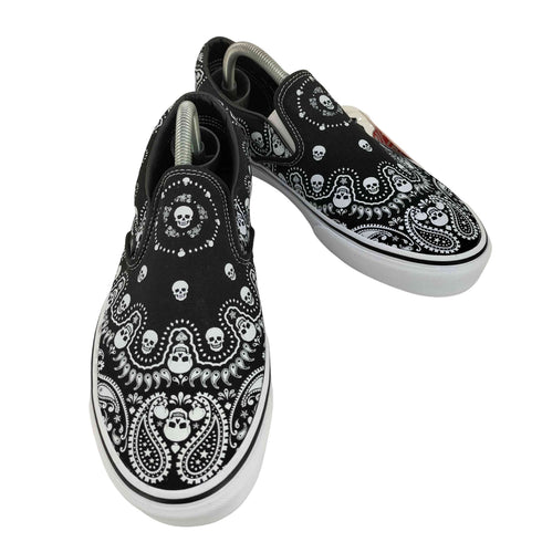 バンズ VANS ペイズリー スカル柄 CLASSIC SLIP-ON クラシック スリッポン メンズ JPN:27