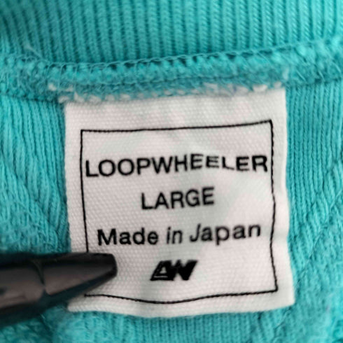 ループウィラー LOOPWHEELER The Sweatshirt LW01 丸胴吊り編みクルースウェット メンズ L
