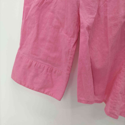 ポロジーンズカンパニーラルフローレン POLO JEANS COMPANY RALPH LAUREN バンドカラーL/Sシャツ レディース import:L