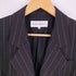 イヴサンローラン Yves Saint Laurent ストライプ ウール 1B テーラードジャケット スカート セットアップ レディース 上38 / 下36