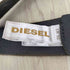 ディーゼル DIESEL イタリア製 スクエアバックル レザーベルト メンズ 90