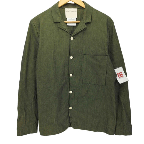 ステファンシュナイダー STEPHAN SCHNEIDER 総柄 L/S オープンカラーシャツ メンズ JPN:5