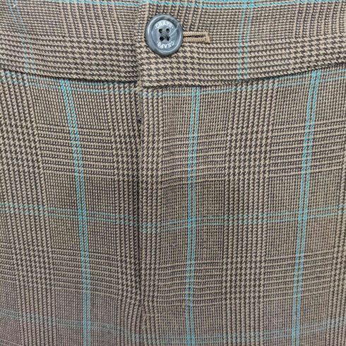 チャップス CHAPS 90-00S チェック ストレート スラックスパンツ メンズ JPN:S