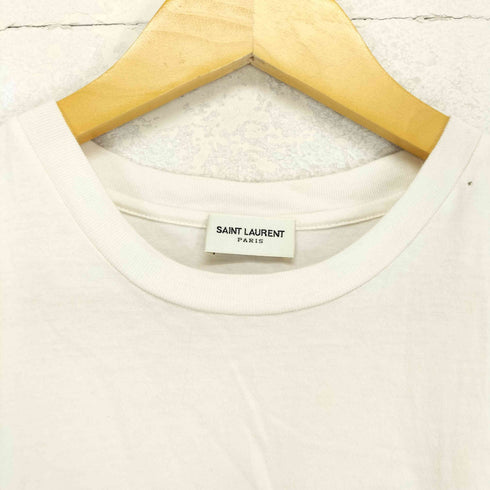 サンローランパリ SAINT LAURENT PARIS 21ss サーファープリント クルーネック 半袖Tシャツ カットソー メンズ S
