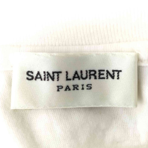 サンローランパリ SAINT LAURENT PARIS 21ss サーファープリント クルーネック 半袖Tシャツ カットソー メンズ S