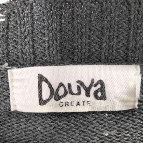 Douya ダメージ加工 くまさんニット レディース