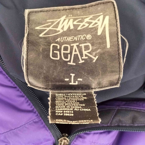 ステューシー Stussy 00S AUTHENTIC GEAR THERMOLITE PADDED JACKET フード 中綿ジャケット メンズ import:L