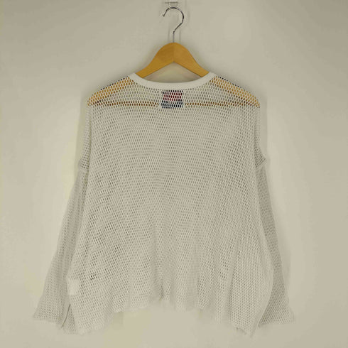 メゾンスペシャル MAISON SPECIAL メッシュプライムオーバークルーネックロングスリーブTシャツ メンズ JPN:1