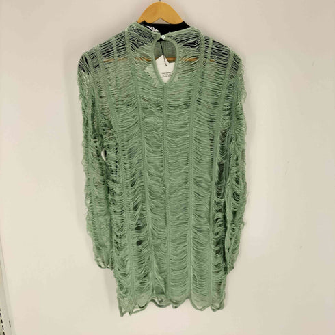 ザラ ZARA カットワークミニドレス レディース import:M