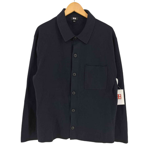 ユニクロ UNIQLO 24AW ミラノリブシャツカーディガン メンズ JPN:L