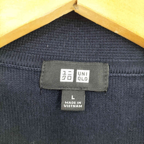 ユニクロ UNIQLO 24AW ミラノリブシャツカーディガン メンズ JPN:L