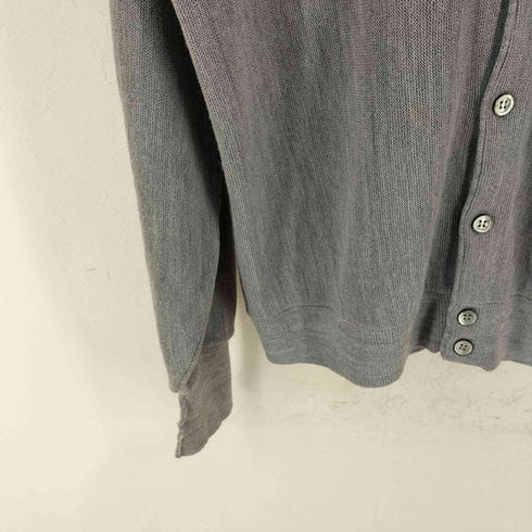 アイゾッドラコステ IZOD LACOSTE MADE IN USA ロゴワッペン アクリルニットカーディガン メンズ import:M