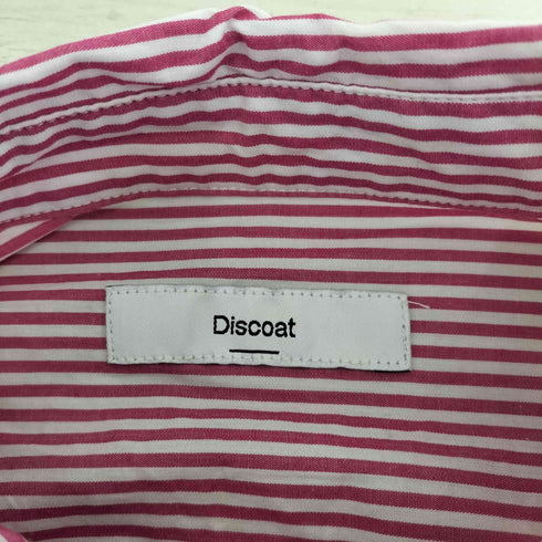 ディスコート Discoat ストライプシャツワンピース レディース
