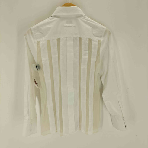 ジャンポールゴルチエフェム Jean Paul GAULTIER FEMME パワーネット切替ストライプシャツ メンズ FR:40
