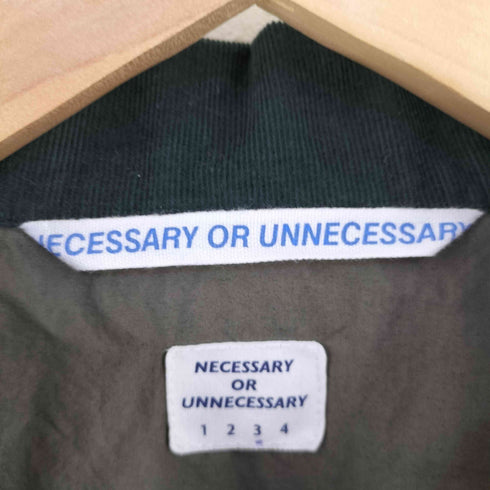 ネセサリーオアアンネセサリー Necessary or unnecessary HUNTER ミリタリースイングトップ メンズ 3