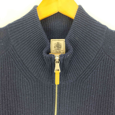 ジェイクルー J.CREW 畔編み フルジップカーディガン ドライバーズニット メンズ import:XL