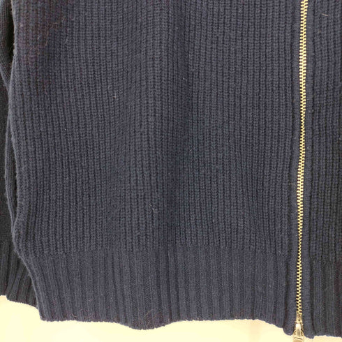 ジェイクルー J.CREW 畔編み フルジップカーディガン ドライバーズニット メンズ import:XL