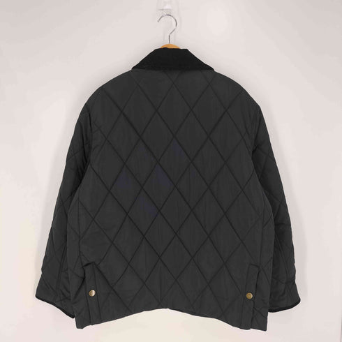 ザラ ZARA コーデュロイ切替 キルティング パフジャケット メンズ import:M