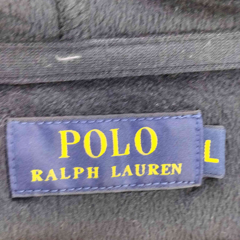 ポロラルフローレン POLO RALPH LAUREN Brushed Velour Long Sleeve ベロア プルオーバーパーカー メンズ import:L