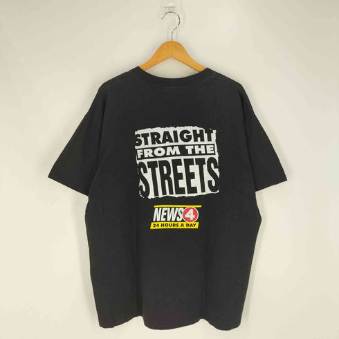 オニータ ONEITA USA製 企業プリント シングルステッチ クルーネック Tシャツ メンズ import:XL