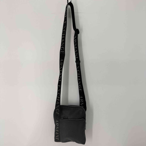 エンポリオアルマーニ EMPORIO ARMANI ロゴベルトレザーショルダーバッグ メンズ
