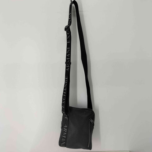 エンポリオアルマーニ EMPORIO ARMANI ロゴベルトレザーショルダーバッグ メンズ