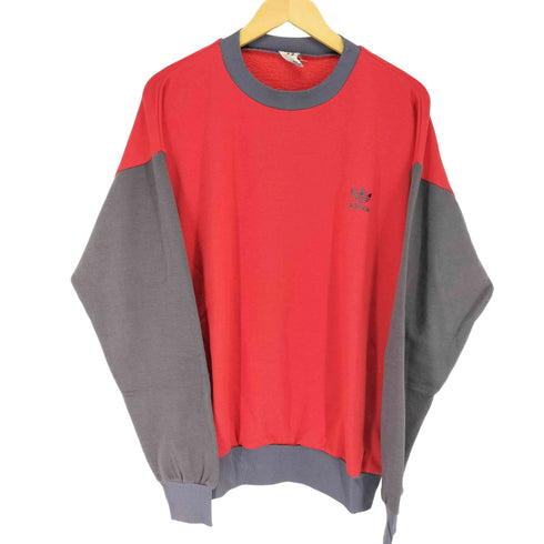 アディダス adidas 90s- トレフォイルロゴ刺繍クルーネックスウェット メンズ JPN:XL