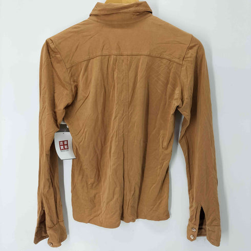 エキップモン EQUIPMENT シルク100% L/S レギュラーカラーシャツ レディース import:M