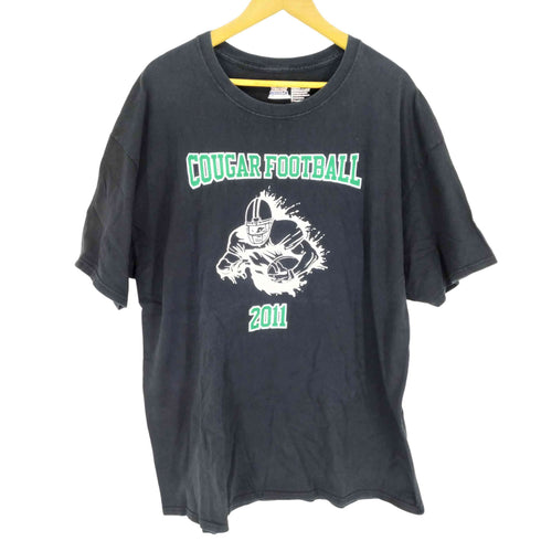 ヘインズ Hanes COUGAR FOOTBALL クルーネックTシャツ メンズ 2XL