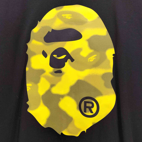 アベイシングエイプ A BATHING APE RADIATION CAMO BIG APE HEAD TEE メンズ JPN:XL