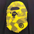 アベイシングエイプ A BATHING APE RADIATION CAMO BIG APE HEAD TEE メンズ JPN:XL