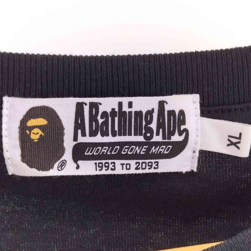 アベイシングエイプ A BATHING APE RADIATION CAMO BIG APE HEAD TEE メンズ JPN:XL