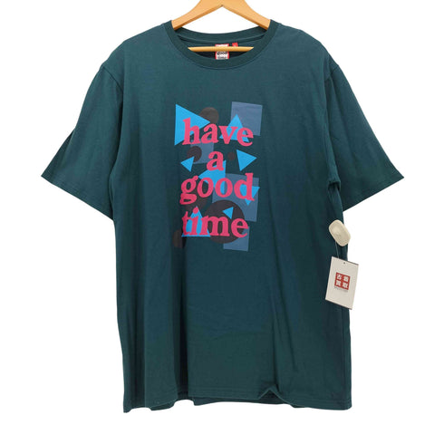 ハブアグッドタイム HAVE A GOOD TIME 前面プリント クルーネックTシャツ メンズ import:XL