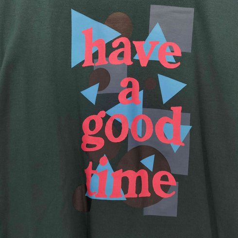 ハブアグッドタイム HAVE A GOOD TIME 前面プリント クルーネックTシャツ メンズ import:XL