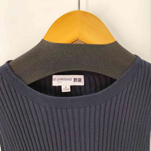 ユニクロイネスドラフレサンジュ UNIQLO INES DE LA FRESSANGE 3Dニットリブワンピース レディース JPN:M