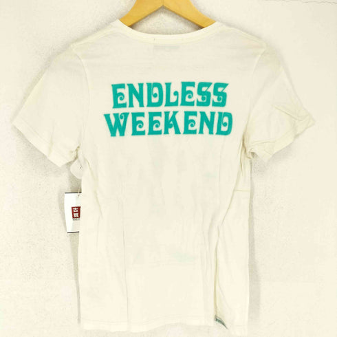 ヒステリックグラマー HYSTERIC GLAMOUR ENDLESS WEEKEND 両面プリントクルーネックTシャツ Y2K レディース FREE