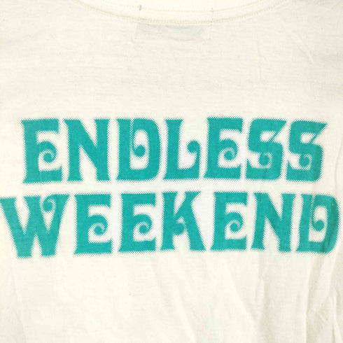 ヒステリックグラマー HYSTERIC GLAMOUR ENDLESS WEEKEND 両面プリントクルーネックTシャツ Y2K レディース FREE