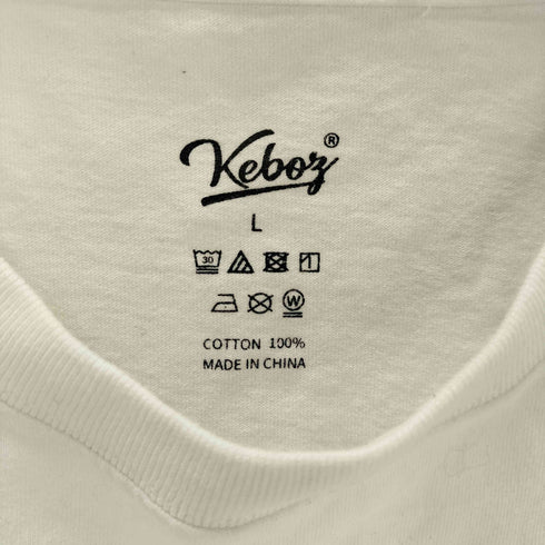 ケボズ KEboz 裾ロゴTシャツ メンズ JPN:L